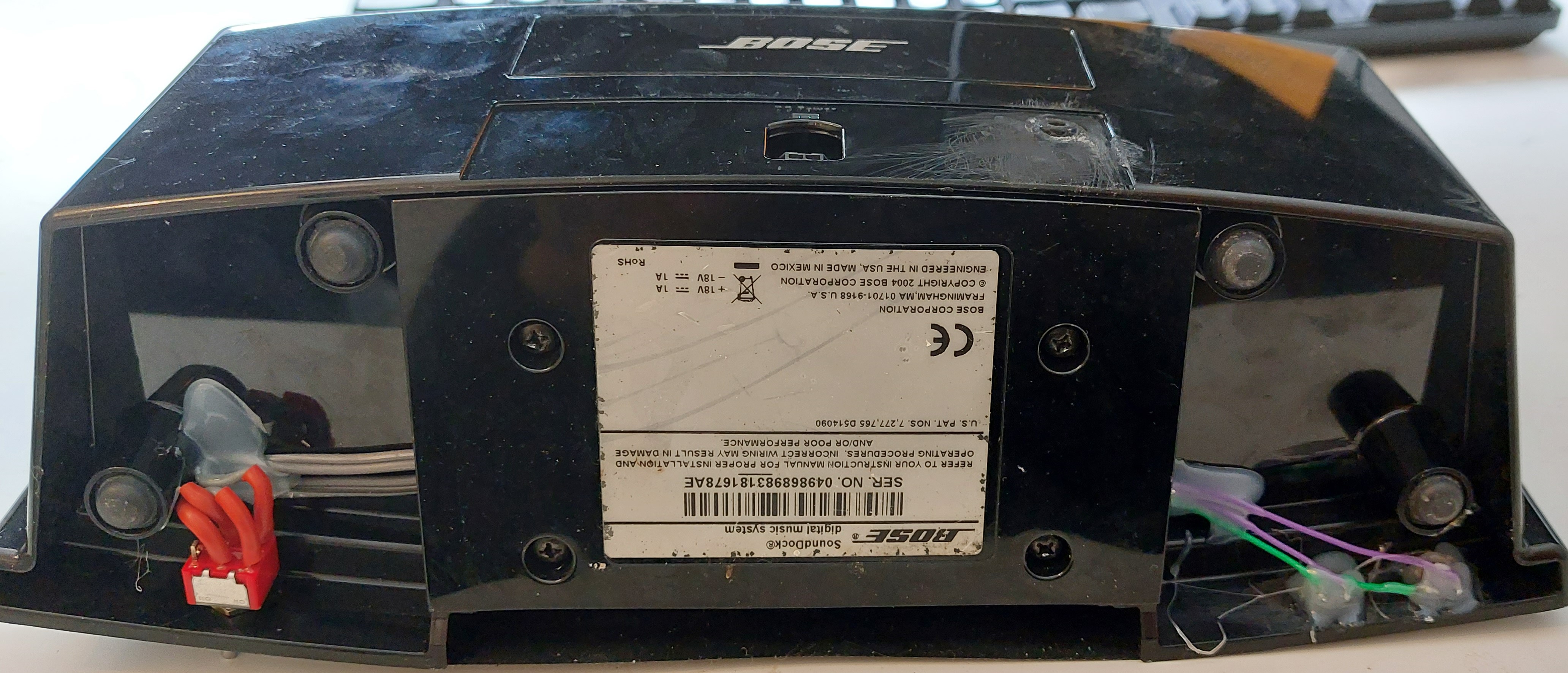 Switch and base plate